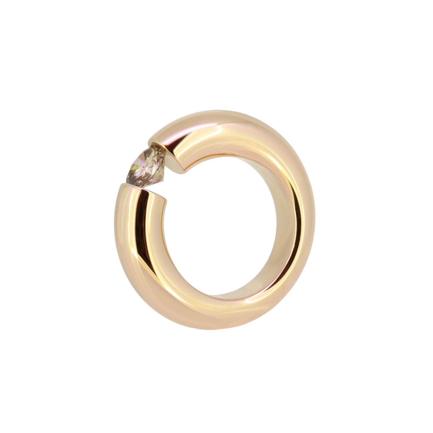 Spannring 0,996ct Halb-Rund 18K Rotgold - Niessing - N141796rot0996