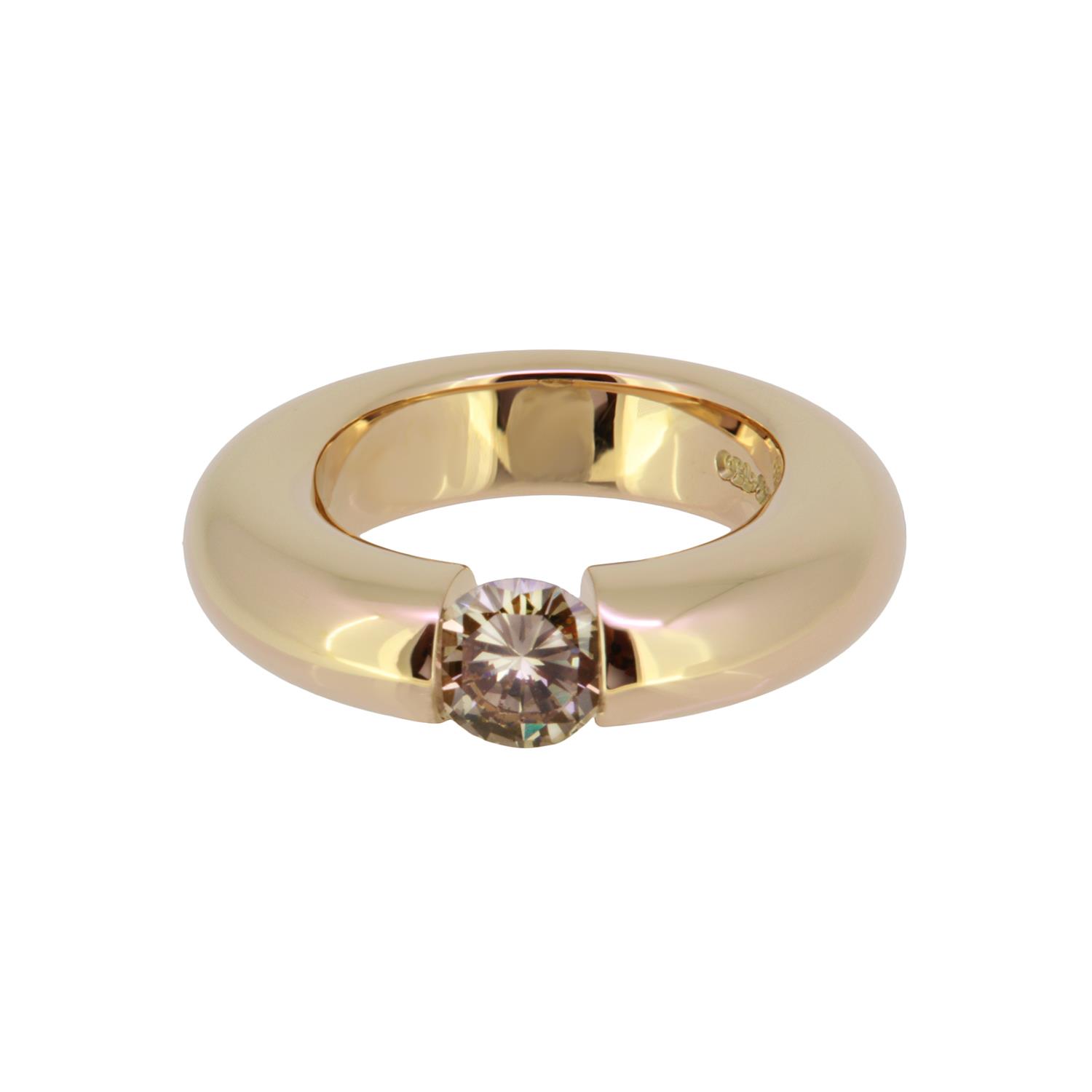 Spannring 0,996ct Halb-Rund 18K Rotgold - Niessing - N141796rot0996