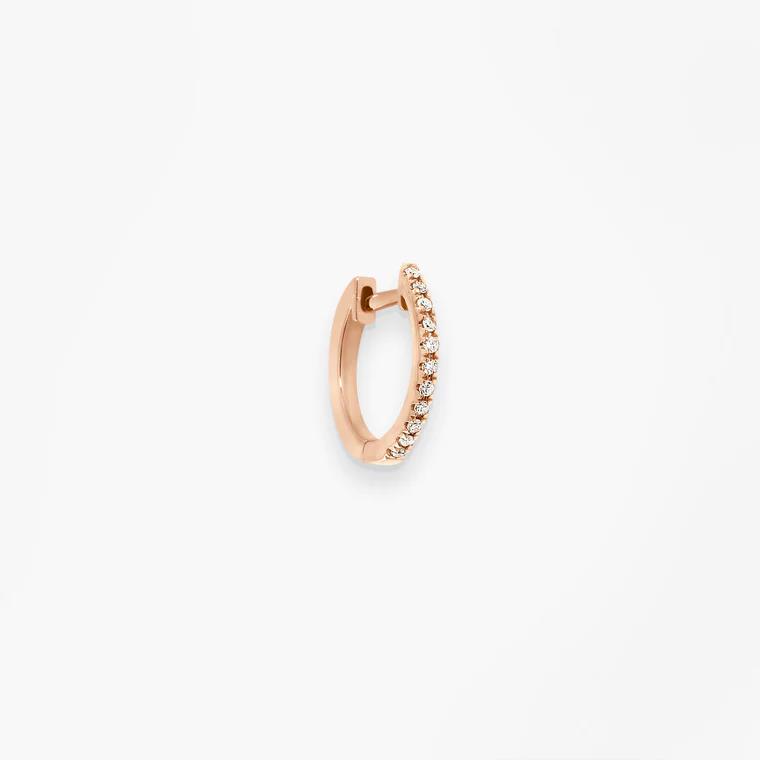 Einzelne Creole Officiel S 12mm 18K Roségold - vanrycke - OO1R1-05