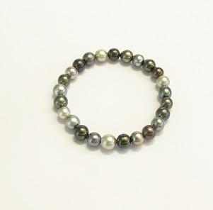 Armband Tahitizuchtperlen multi 7-8mm -  - 5-24483-03