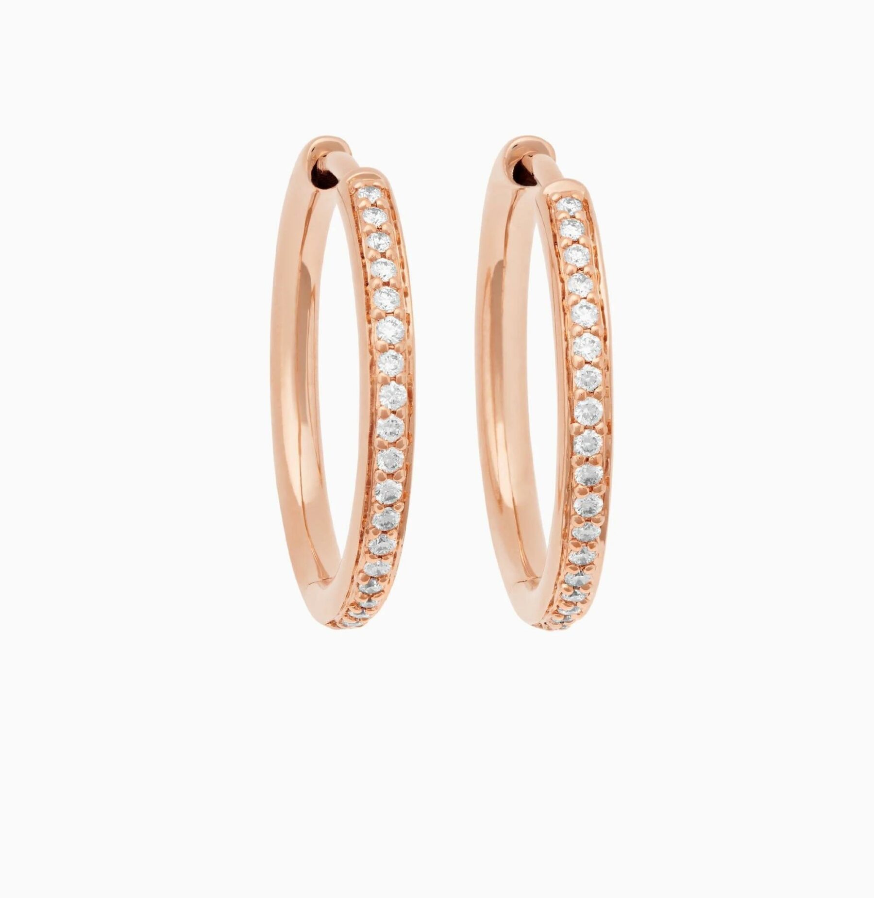 Creolen Lux Brillanten 18K Roségold - Bron - 7OR477920BR