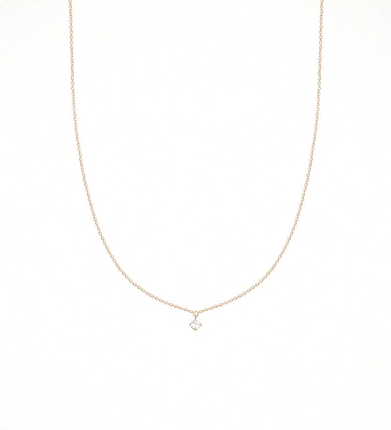 Halskette Stardust Brillant 18K Roségold - vanrycke - CS2R101