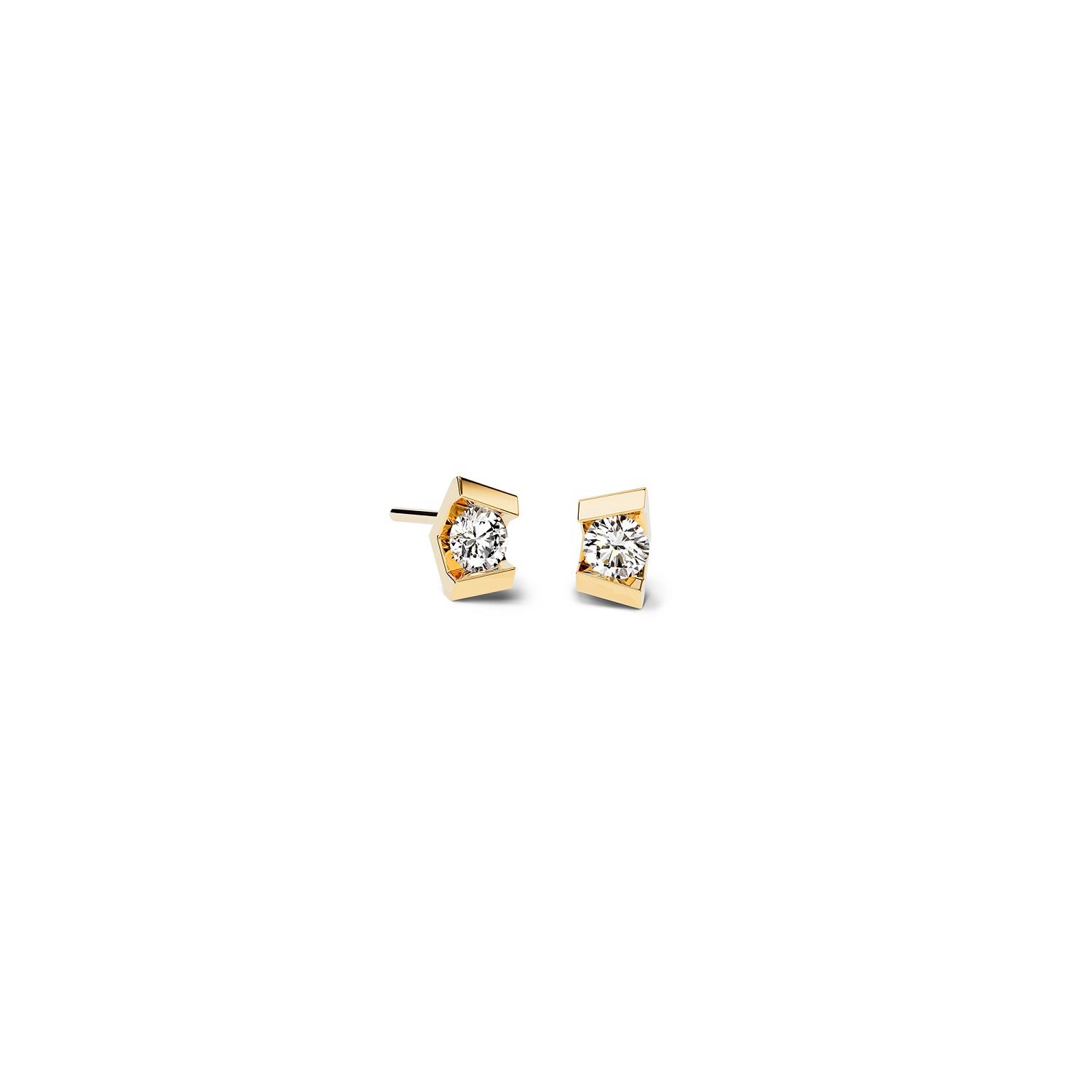 Ohrstecker 0,08ct Vivida Brillanten Gelbgold - Niessing - N404971gg008