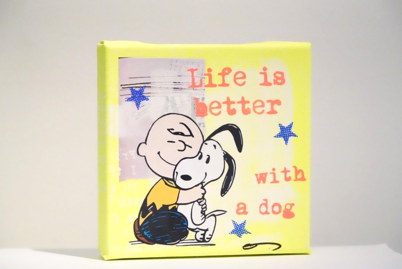 Life is better with a dog - Flores, Anna - k-2506AF11