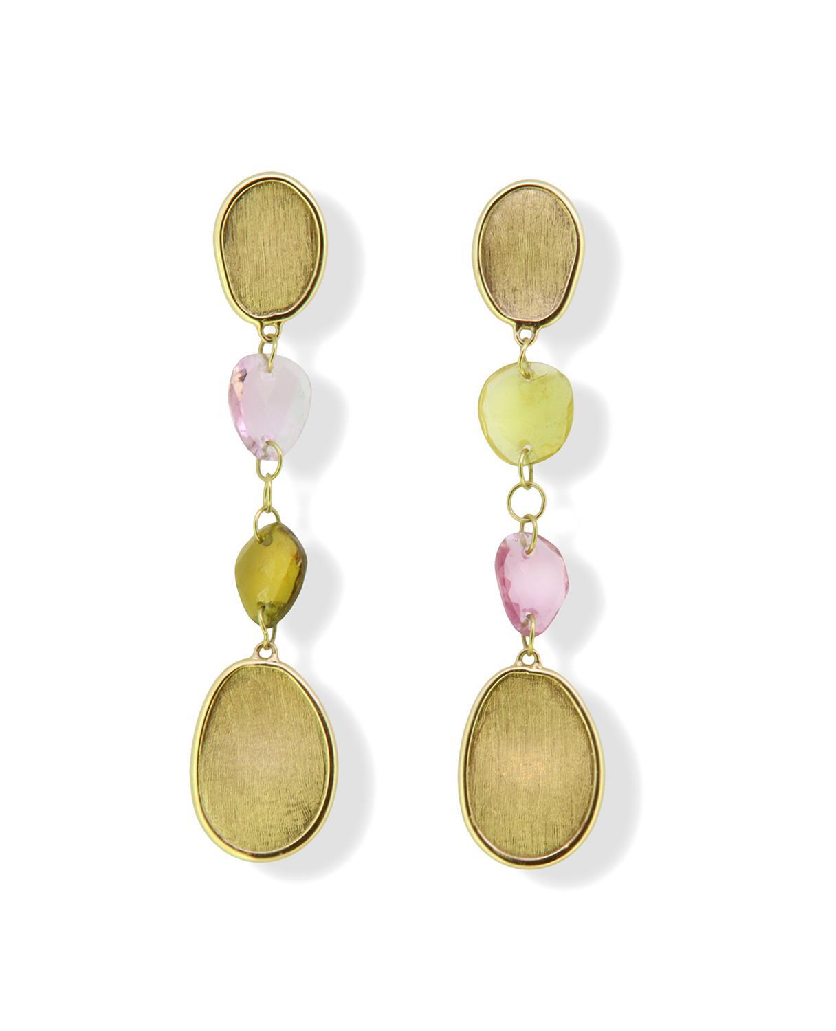 Ohrringe Lunaria Turmalin Gelbgold - Marco Bicego - OB1899_TM01_Y_02