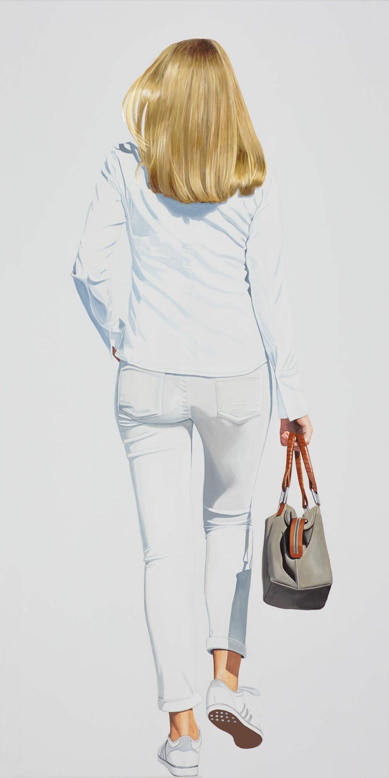 Sabine Liebchen, o. T (hellgrau, blond), Galerie Voigt Kunst, Nürnberg, 2026.