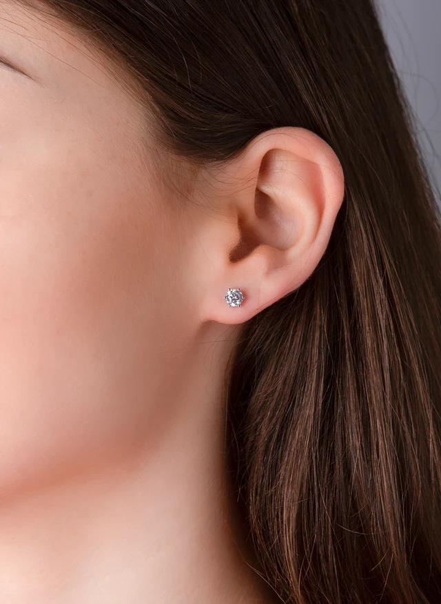 Ohrstecker 0,50ct Brillanten 950 Platin 6er Krappe - GalerieVoigt - 2A992P5-8