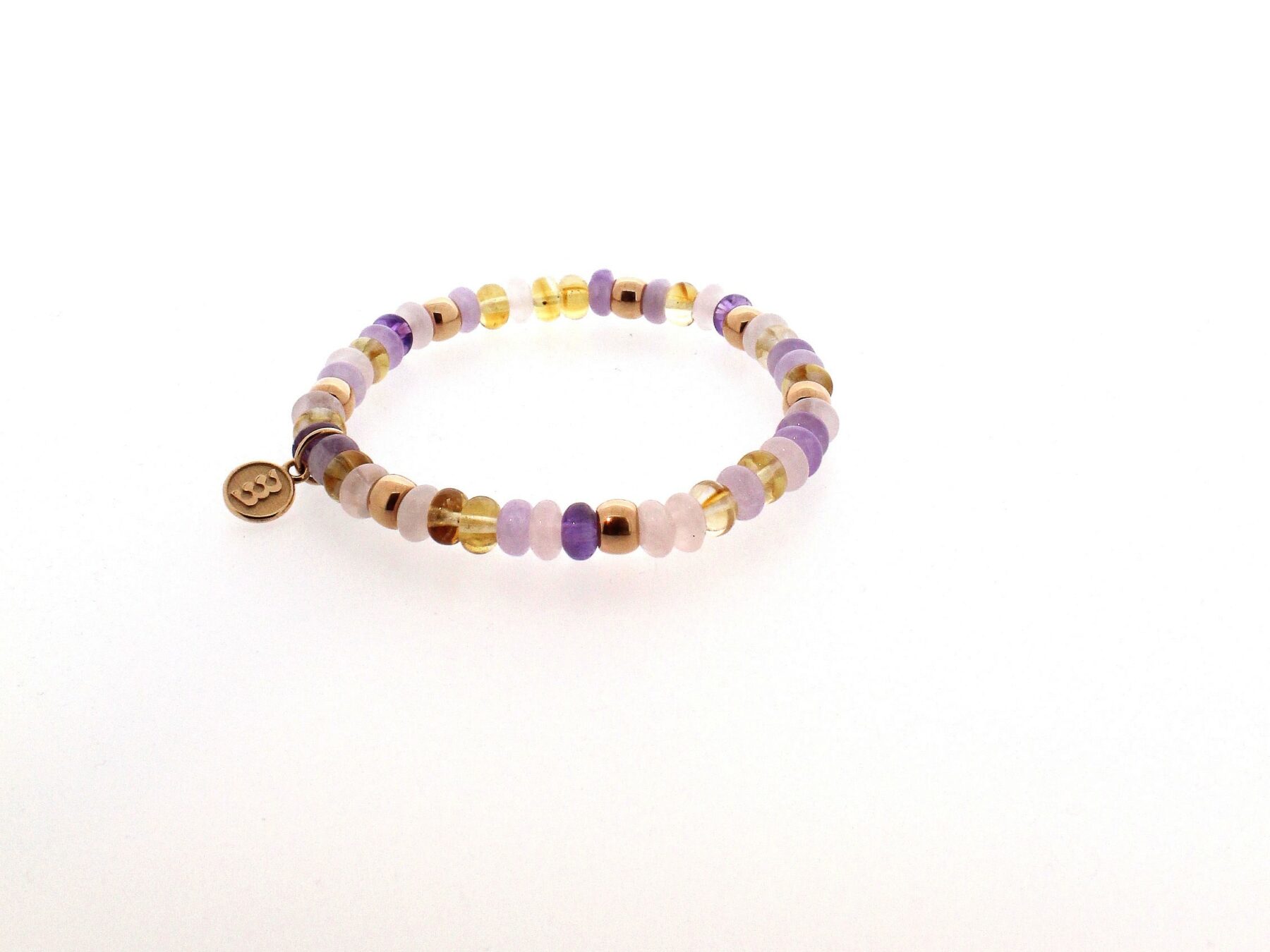 Armband Reflex Amethyst Rosenquarz Citrin - Bron - 8AR3985MIX39