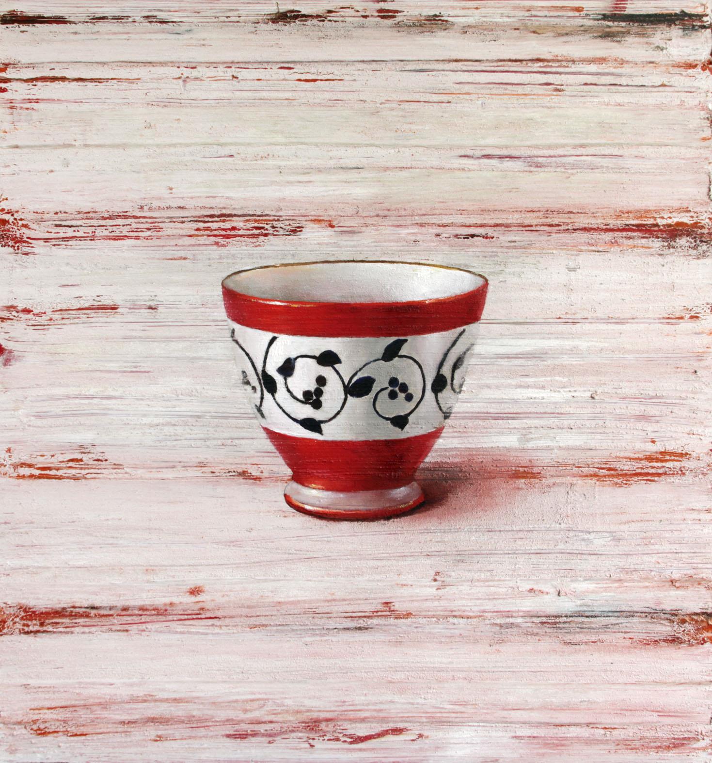 Gefäß mit schwarzem Ornament - Lauterjung, Michael - k-2204ML4