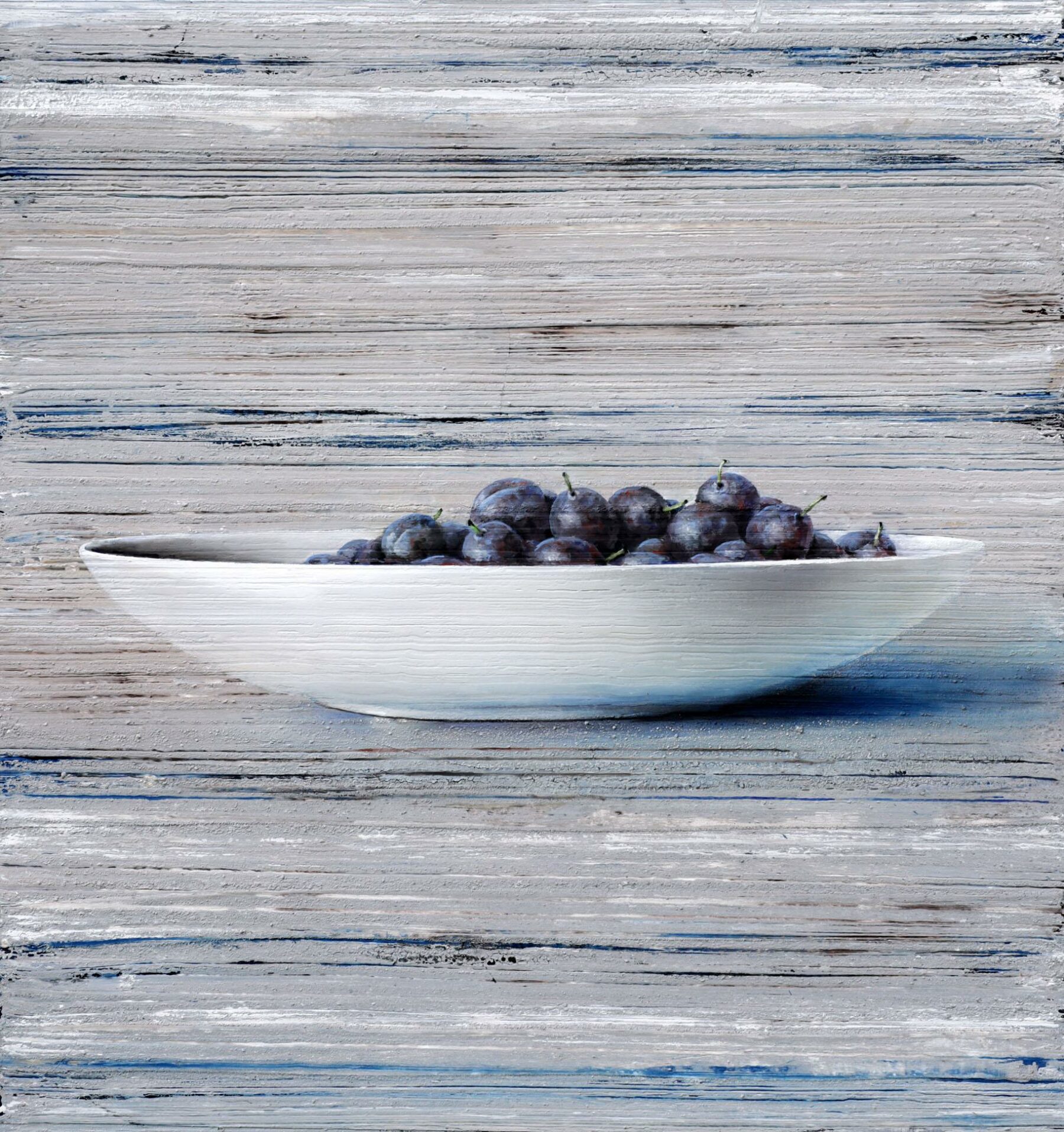 Große Schale mit Zwetschgen - Lauterjung, Michael - k-2602ML01