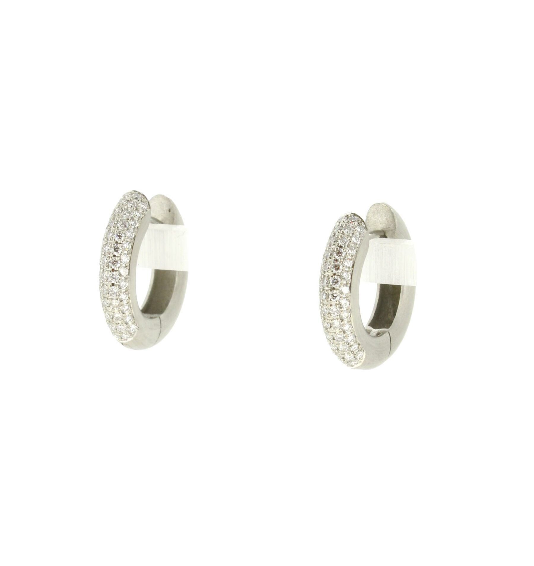 Creolen Brillanten 950 Platin - Jörg Kaiser - 243308B-14