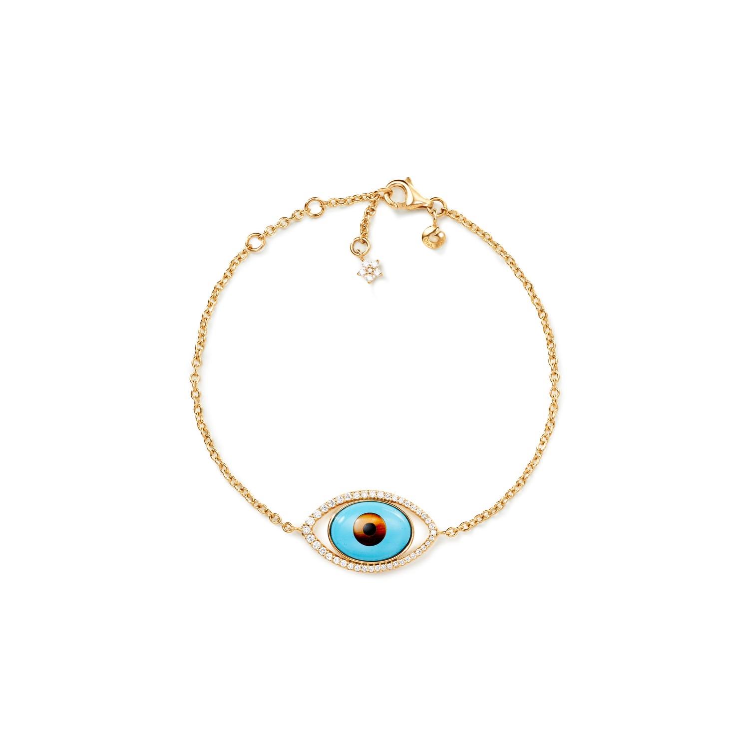 Armband Evil Eye Shooting Stars 18K Gelbgold - Ole Lynggaard - A3259-401