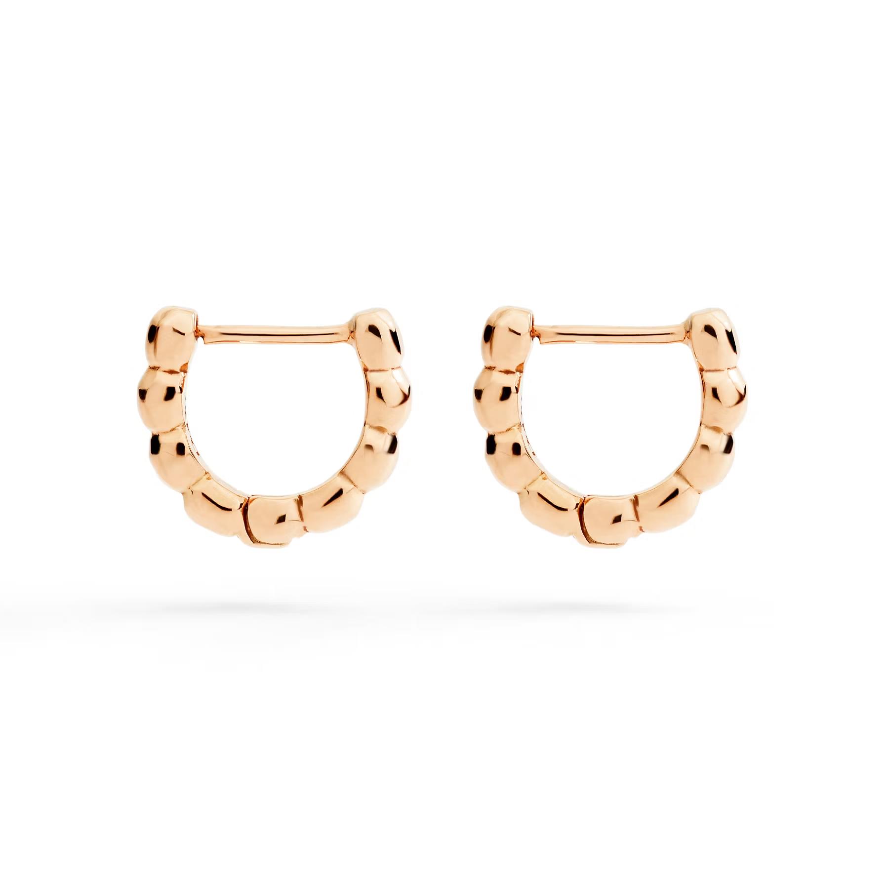 Paar Creolen Granelli Roségold - Dodo - DOC5004GRANX0009R