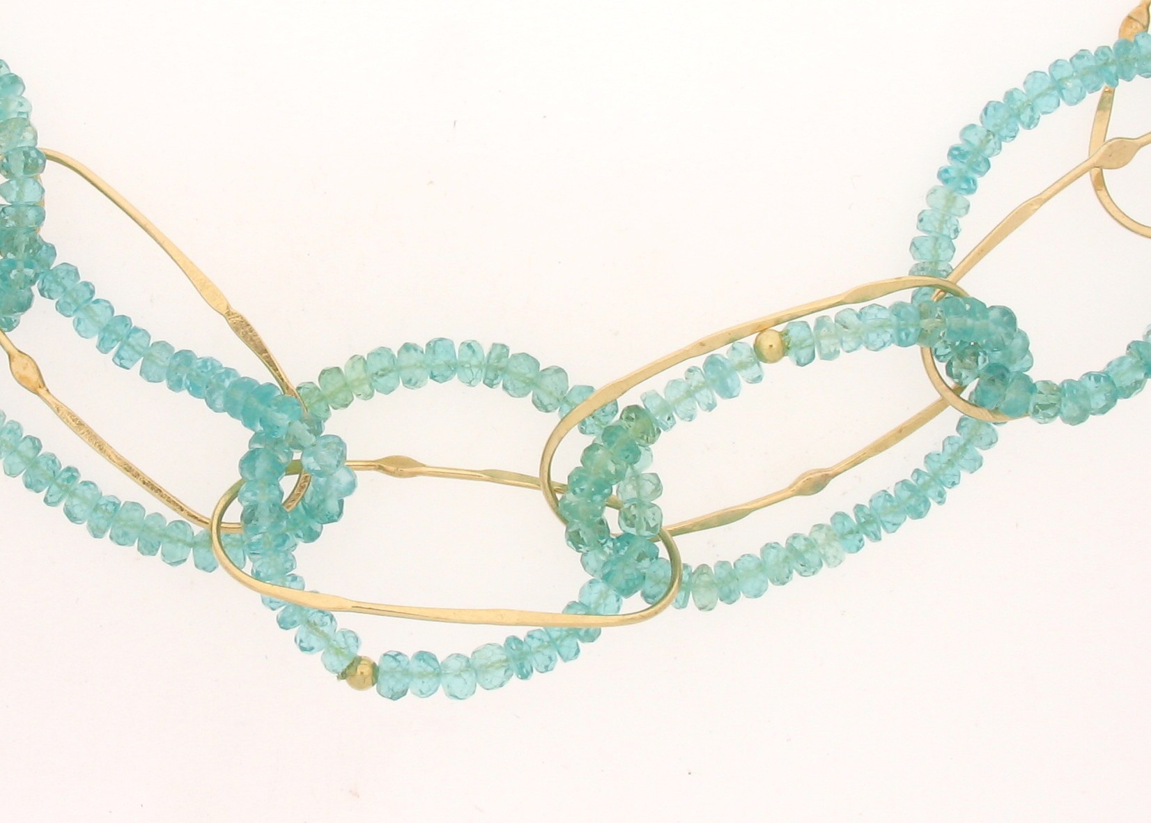 Kette Beady Apatit 925 Silber - Individuelle Marken - SI-KE-BE-ES-Ap