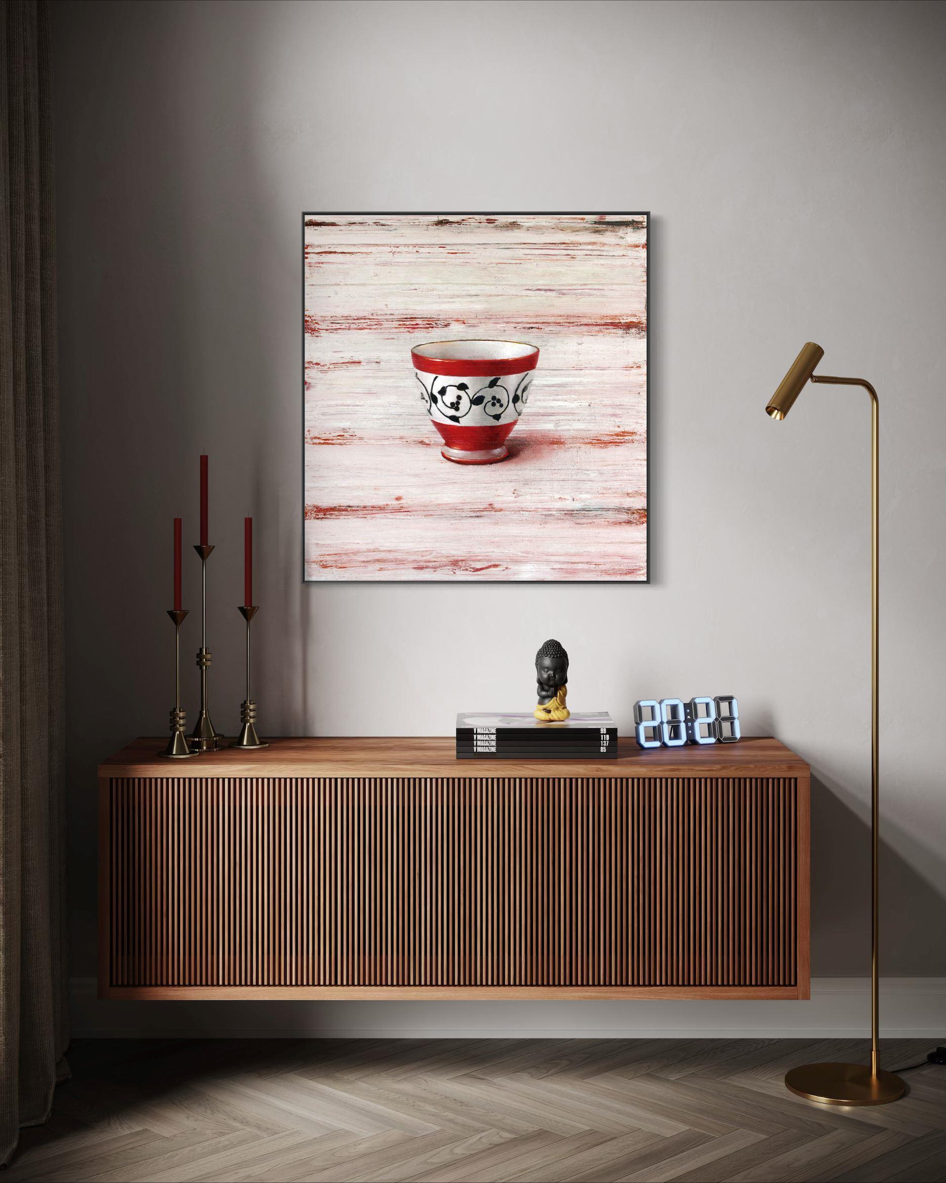 Gefäß mit schwarzem Ornament - Lauterjung, Michael - k-2204ML4