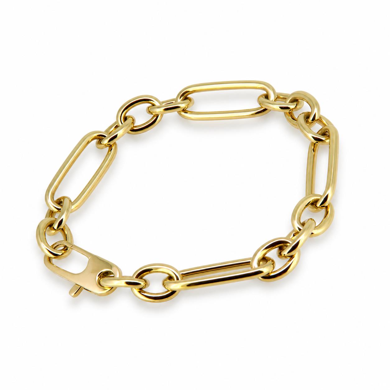 Armband 18K Gelbgold Drei Ovale - Individuelle Marken - 835BX0028