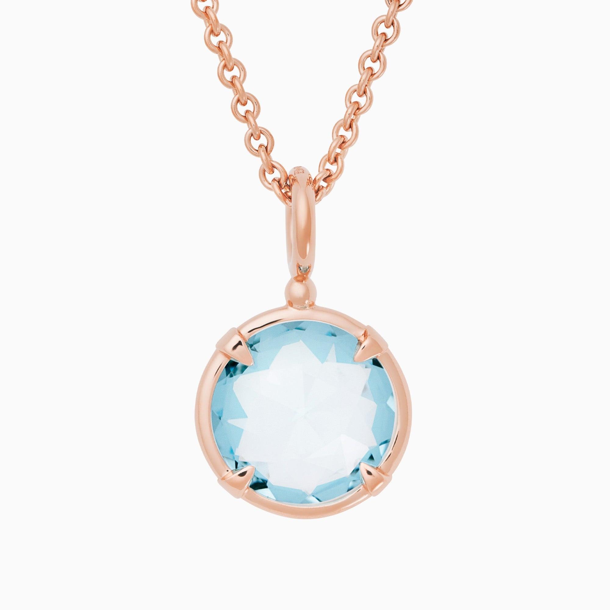 Anhänger Mira Mira Topas skyblue Roségold - Bron - 8HR3418BTB
