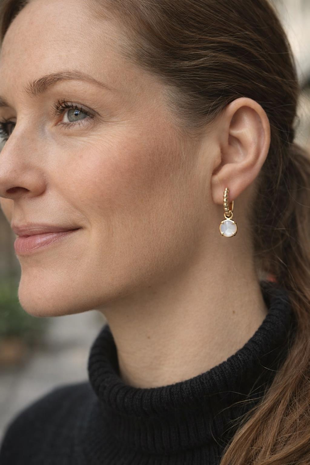 Einhänger 8mm Mira Mira Mondstein Roségold - Bron - 8OR4902MWB