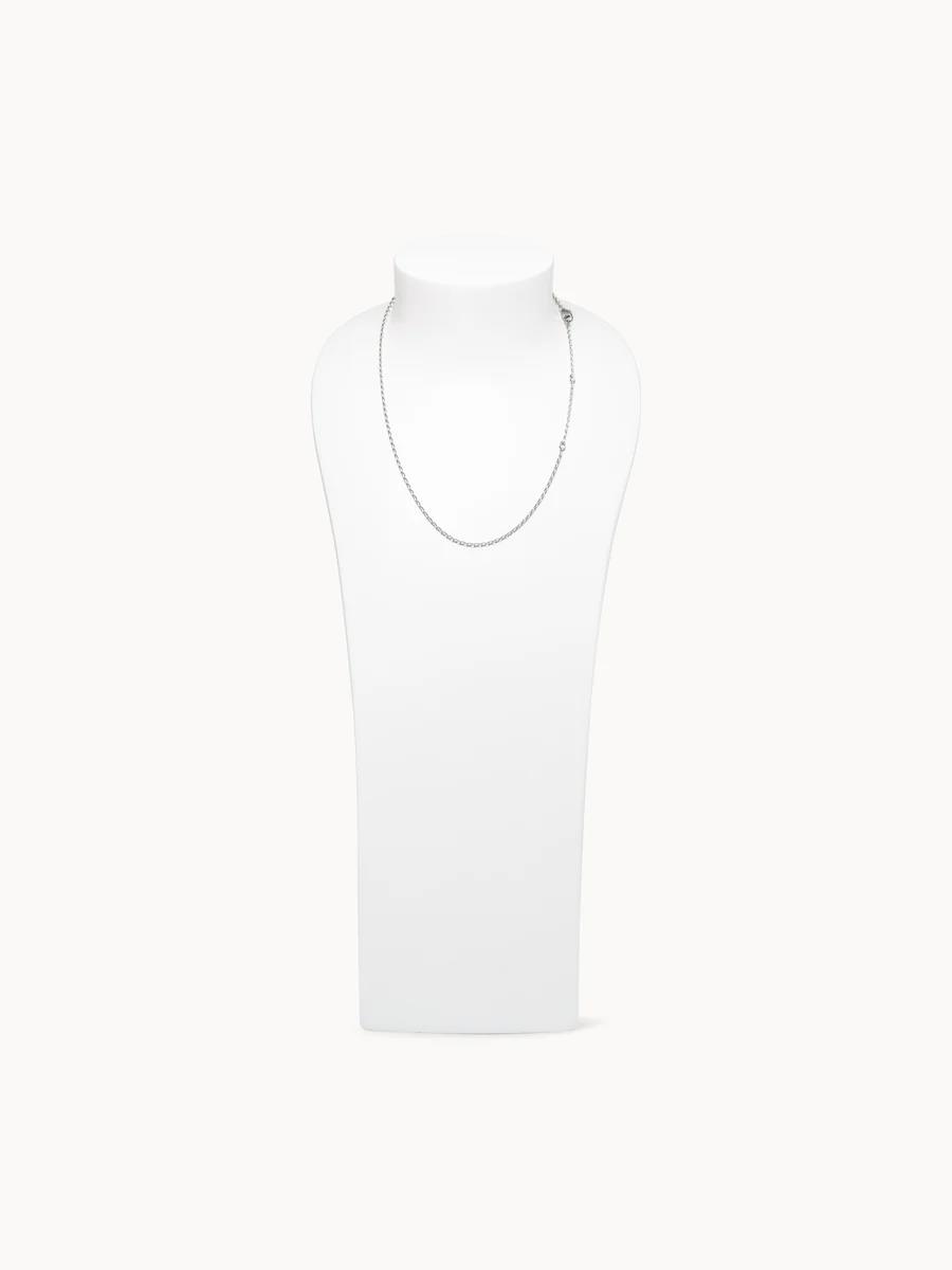 Halskette Achter 2mm 18K Weißgold 51cm - Tamara Comolli - C-Egt-2-wg-51