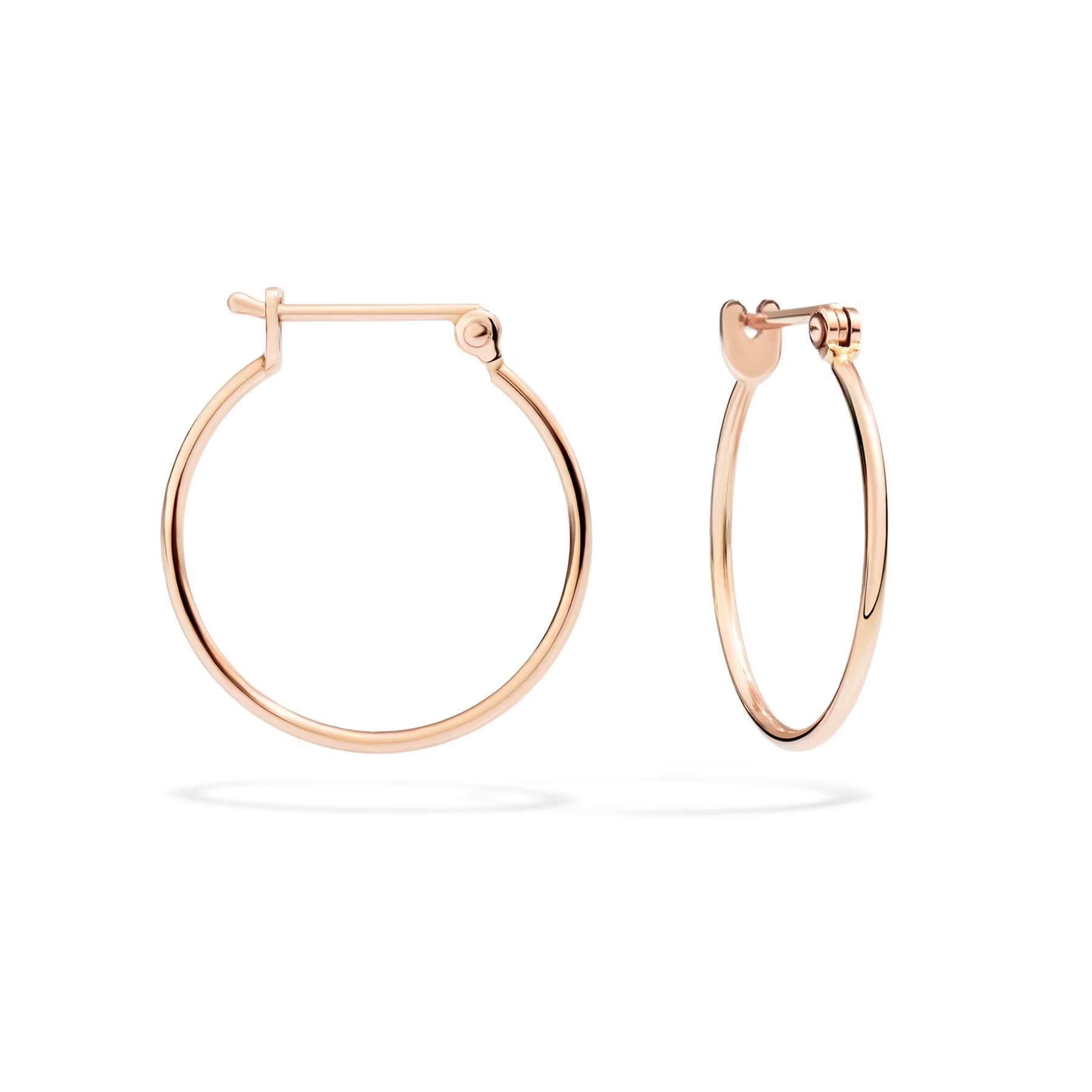 Paar Creolen Essentials 9K Roségold 20mm - Dodo - DOC5020HOOPS0009R