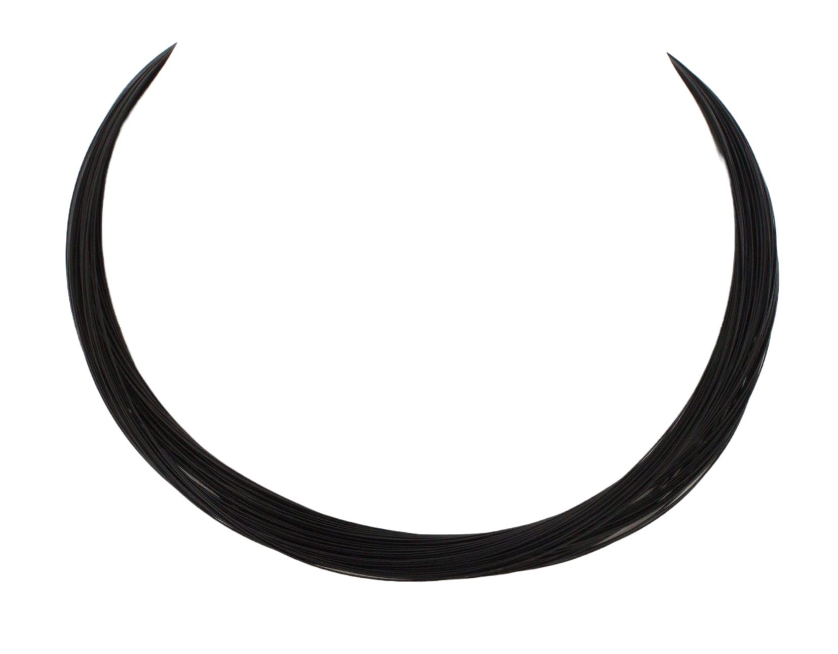 Collier Stahl 18ct Gelbgold - Jörg Heinz - HZ45.0-90