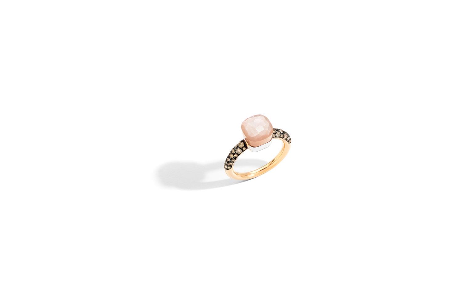 Ring Nudo Petit Mondstein braune Diamanten - Pomellato - PAB7040_O6BKR_BRADL