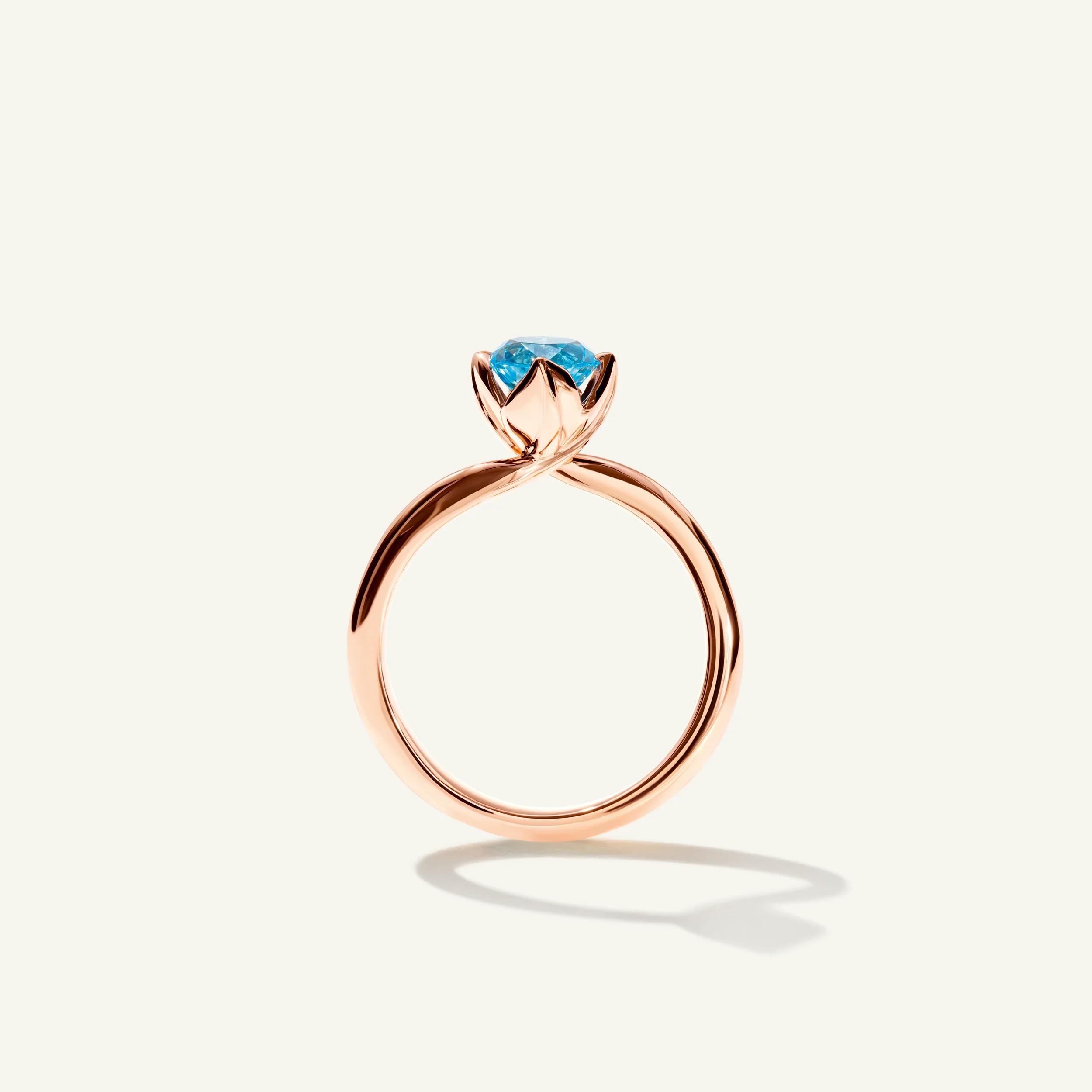 Ring Tulip xs Swiss Topas 18K Roségold - Tamara Comolli - R-TUL-xs-ToSw-rg