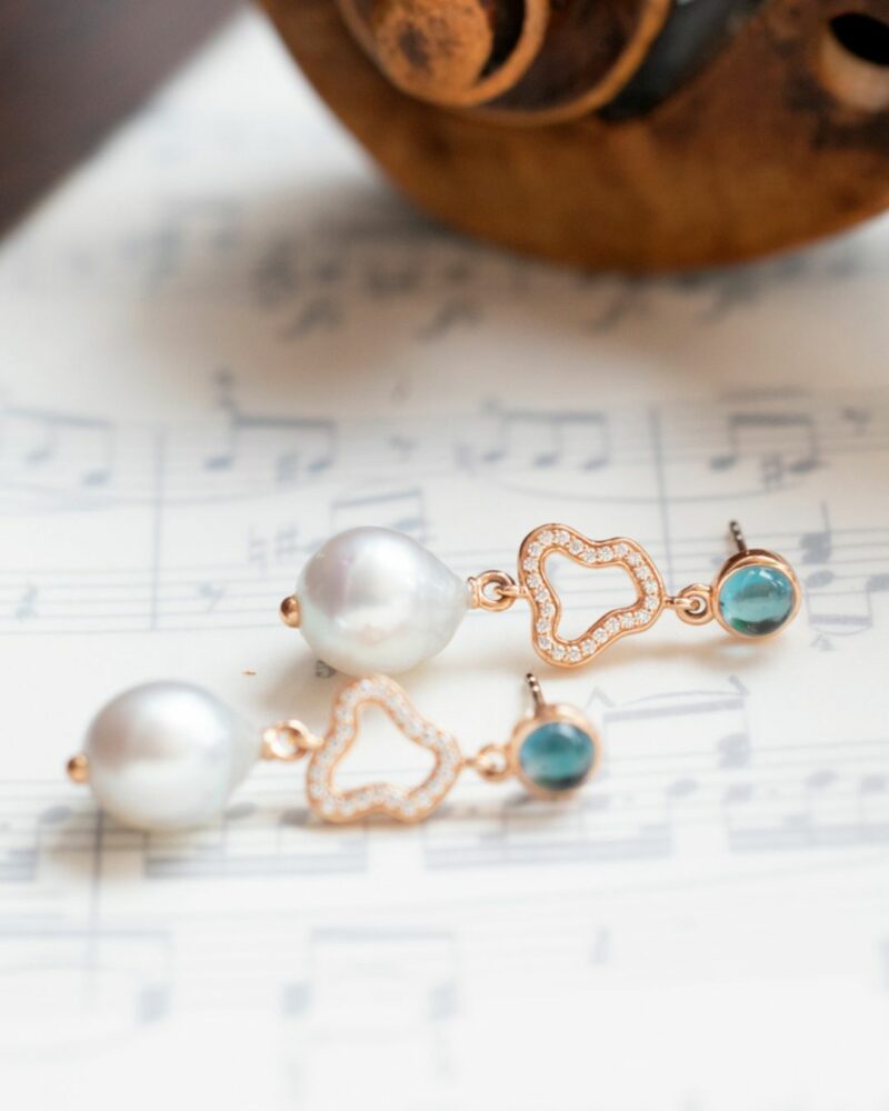 Rhapsody in Blue - Bron Wölkchen Ohrringe 01