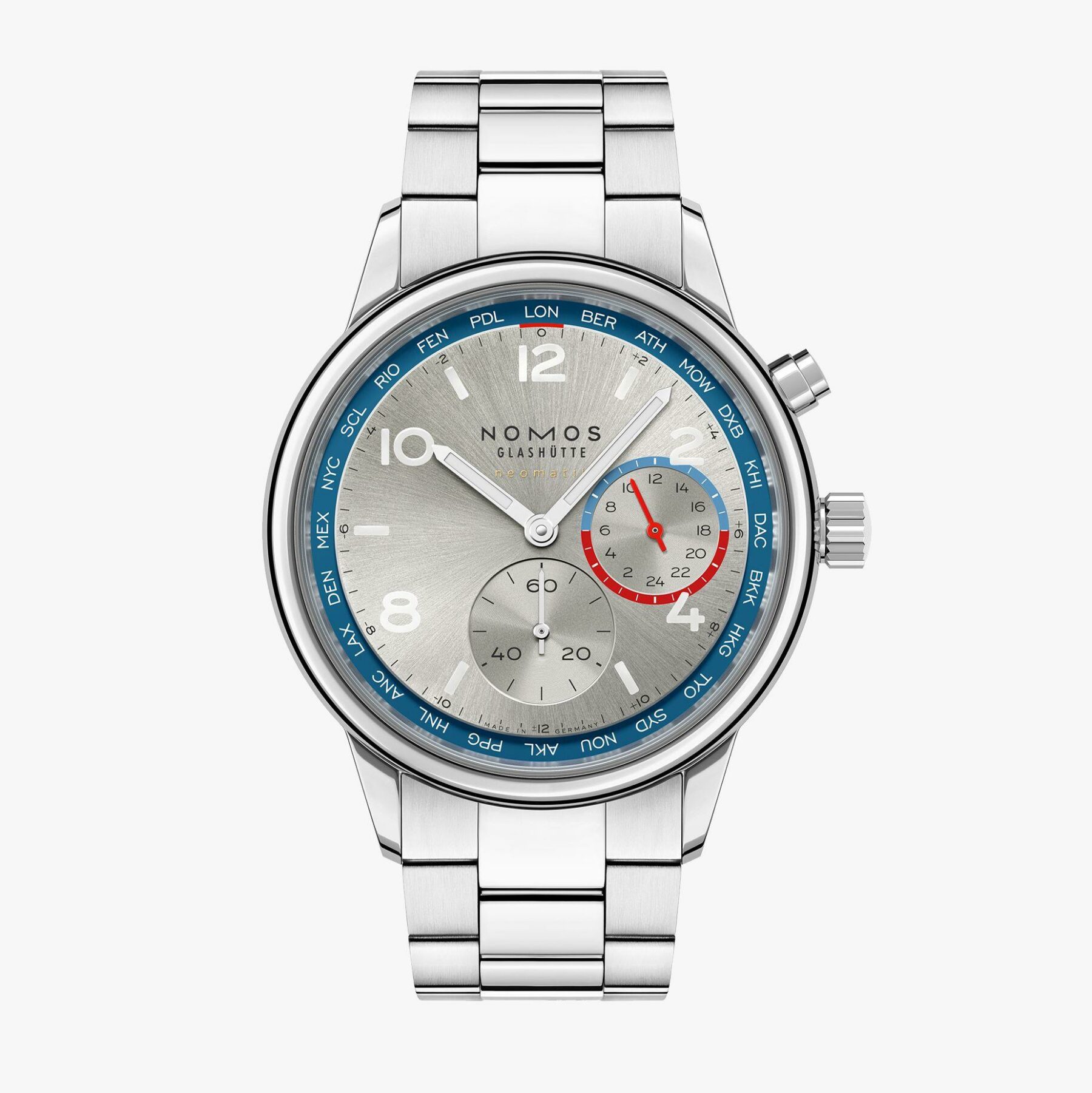 791 Club Sport Weltzeit Automatik 40mm - NOMOS Glashütte - U-791