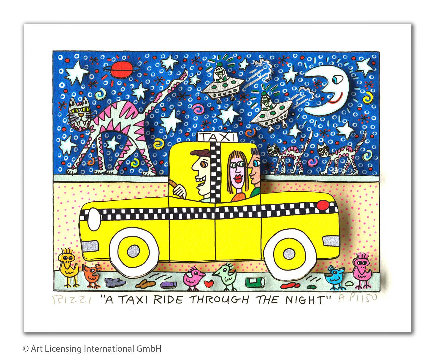 a taxi ride through the night - Rizzi, James - k-2204RIZ10