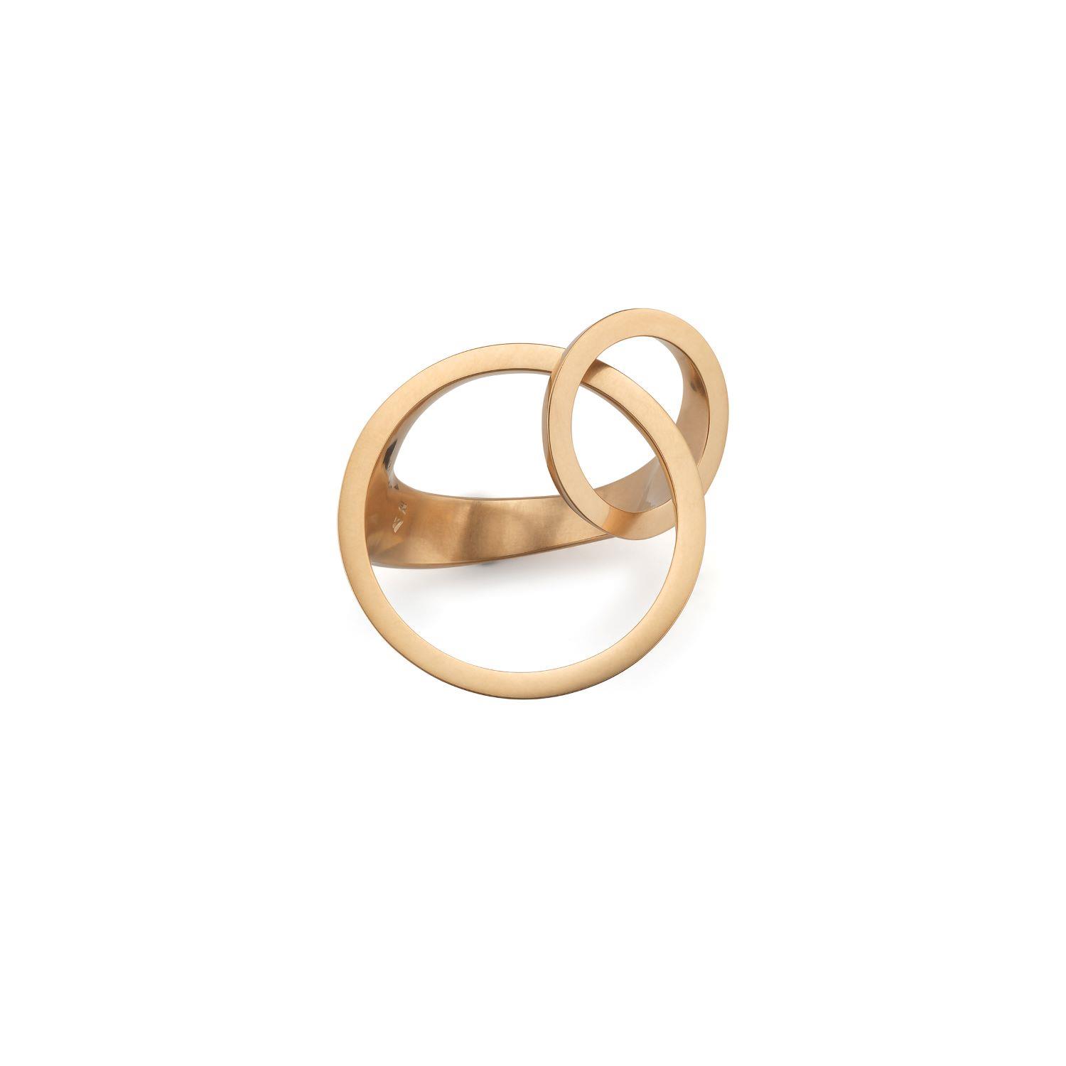 Ring Liaison groß 18K Roségold - Angela Hübel - 1134