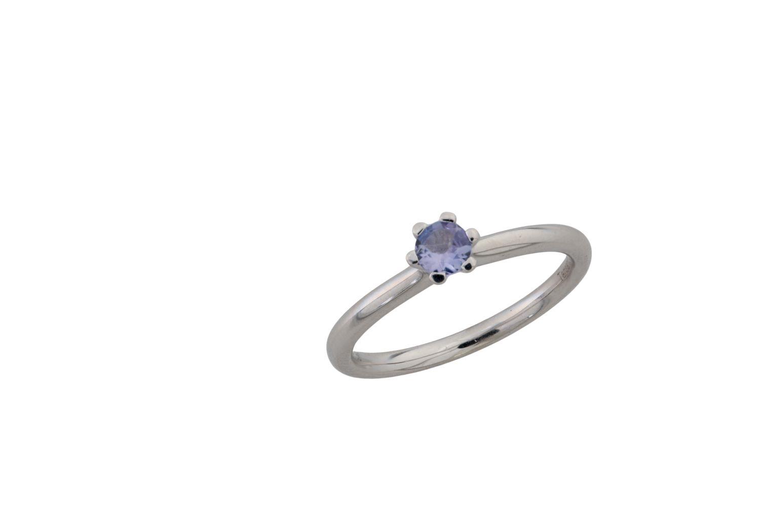Ring Tansanit 0,28ct 18K Weißgold - GalerieVoigt - 1270805158