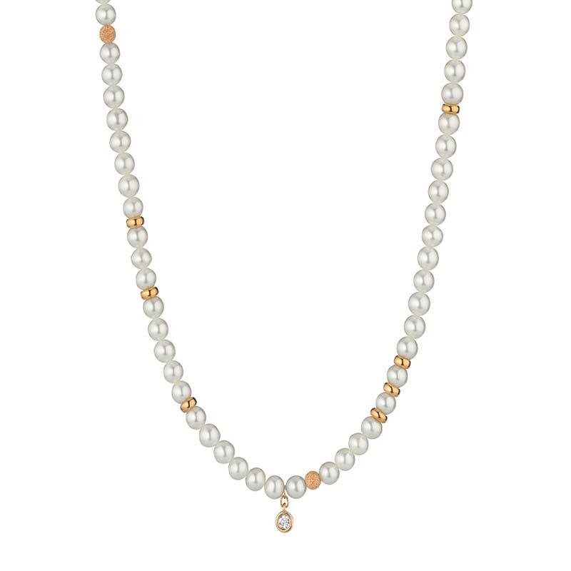 Collier Delight 18K Roségold 107 Ming Perlen - Gellner - 5-24489-03