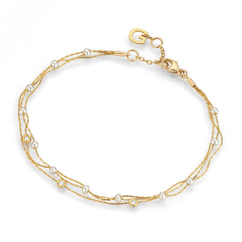 Armband Delight 18K Gelbgold 12 Ming Perlen - Gellner - 5-25073-02