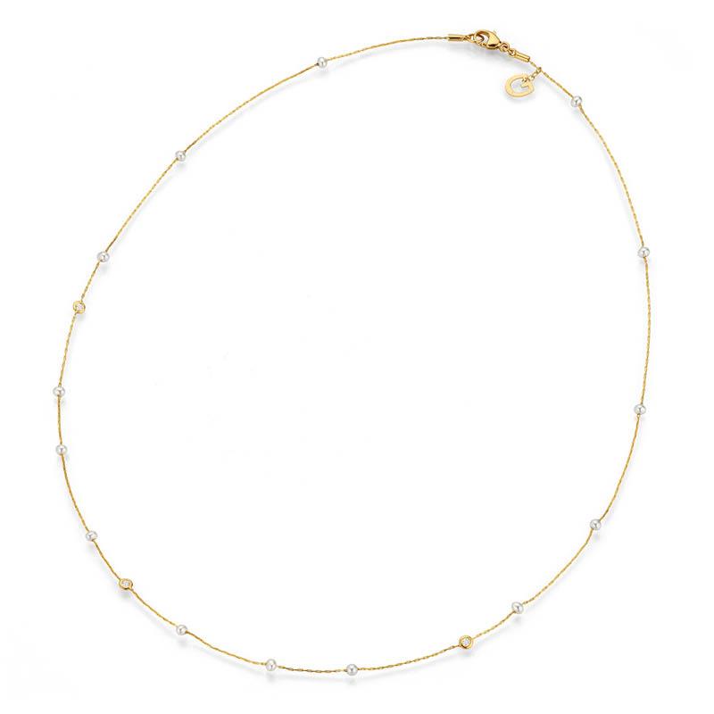 Collier Delight Ming Perlen 18K Gelbgold - Gellner - 5-25199-02