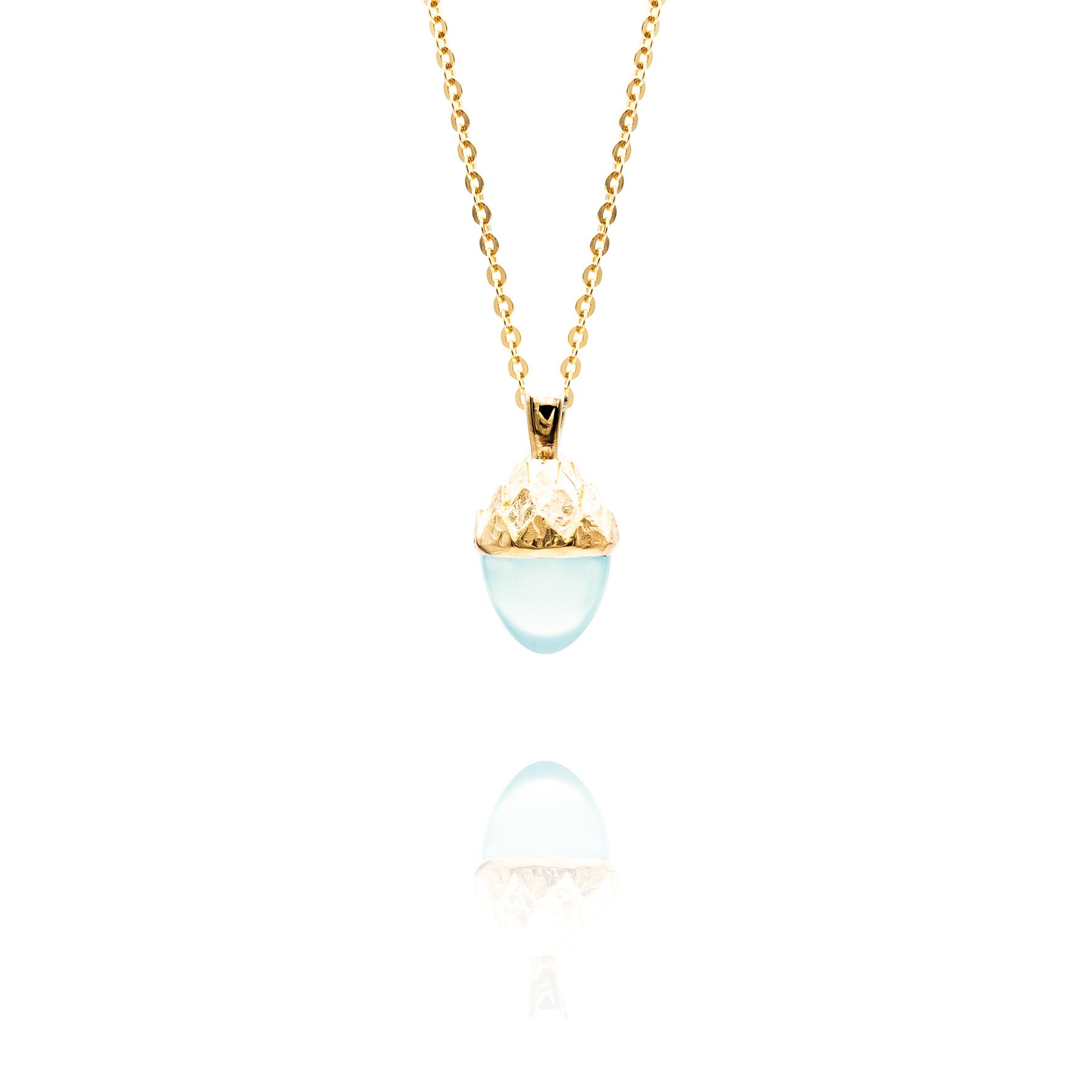 Kette Black Forest Silbe goldplatt. medium - Noen - 94218CHAL