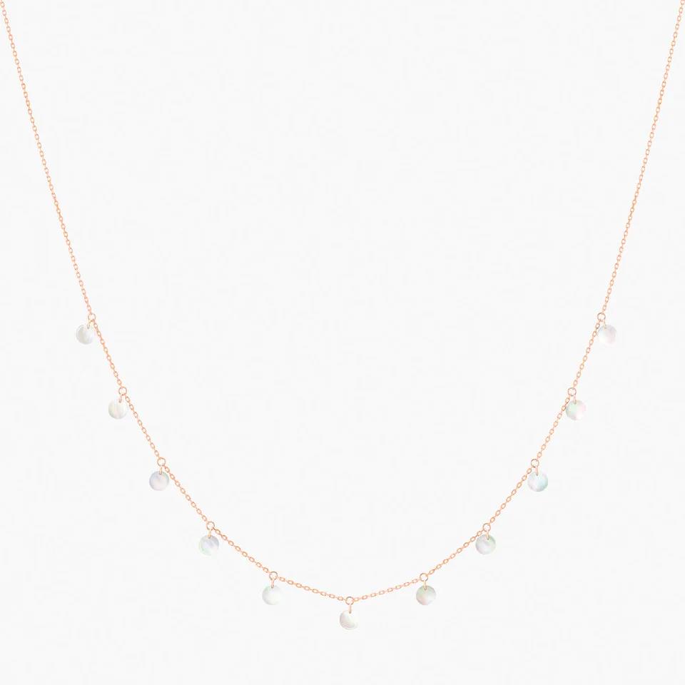 Halskette Polka 18K Roségold Perlmutt - La Brune et La Blonde - CL0101PGNC