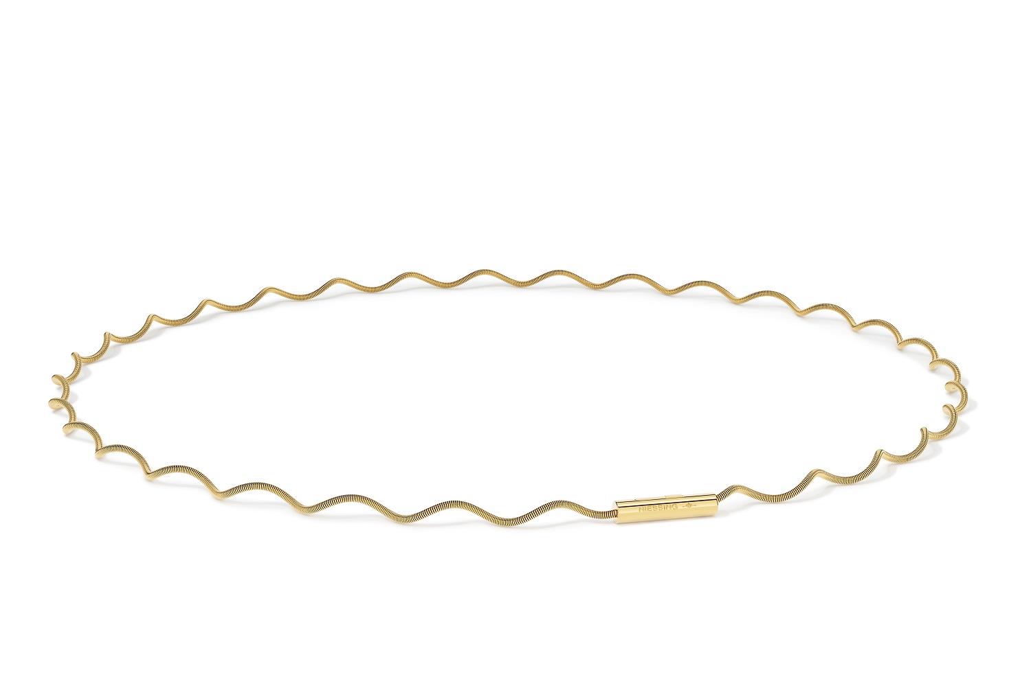 Halsschmuck Welle 42cm 18K Gelbgold - Niessing - N423012-VS42gg-tipp