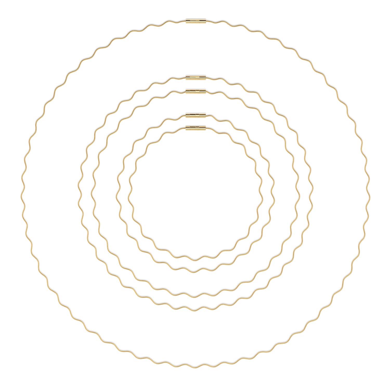 Halsschmuck Welle 90cm 18K Gelbgold - Niessing - N423012-VS90gg-tipp