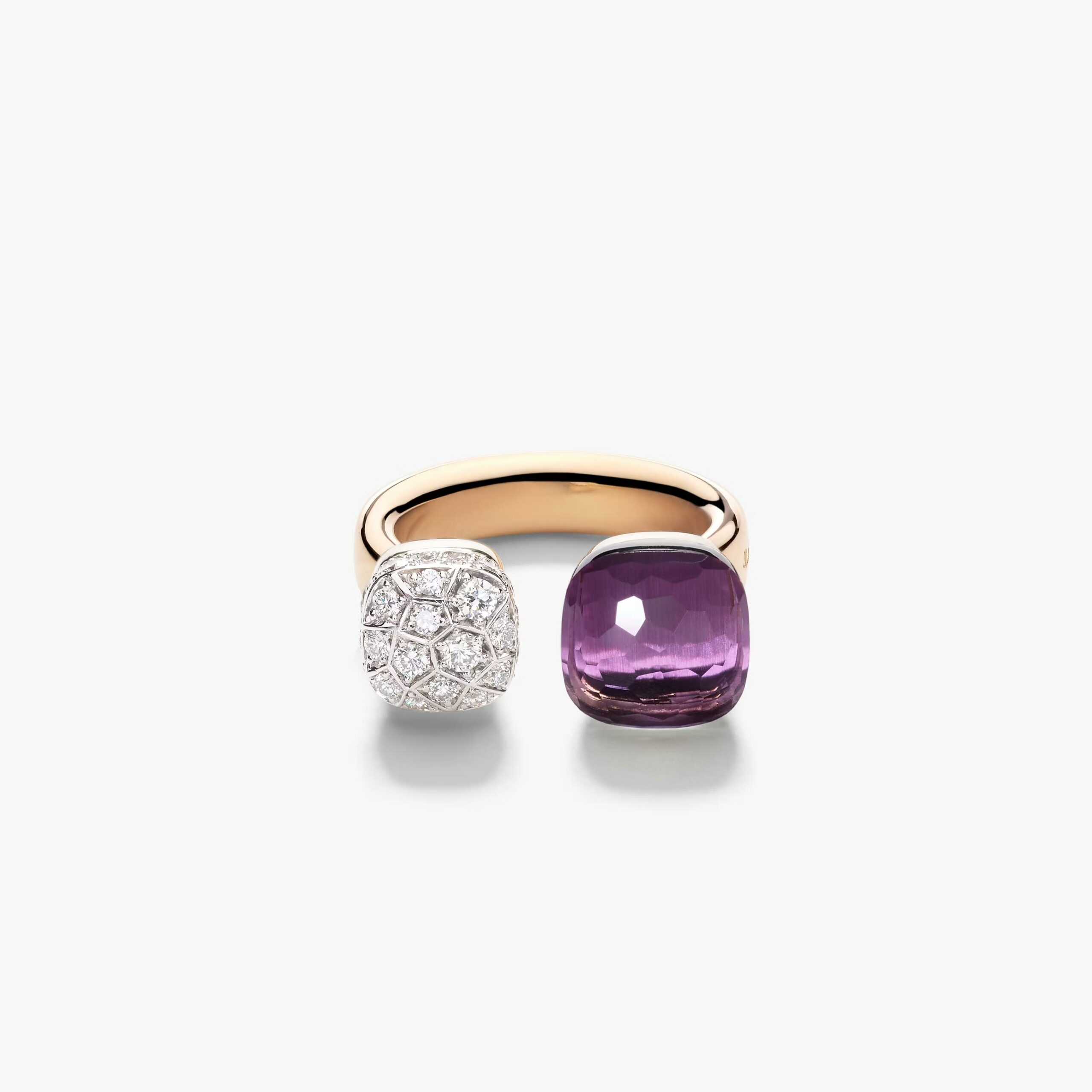 Ring Nudo Amethyst Diamanten Roségold - Pomellato - PAC4020O6WHRDB0IY