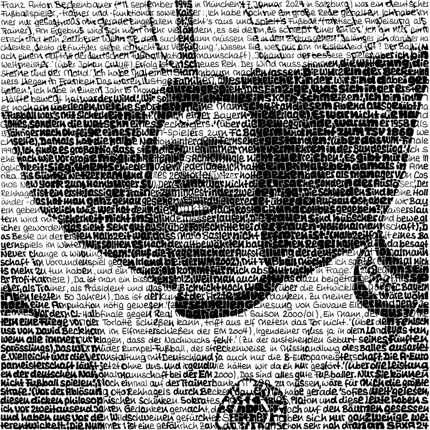 Franz Beckenbauer - SAXA - k-2605SAXA04