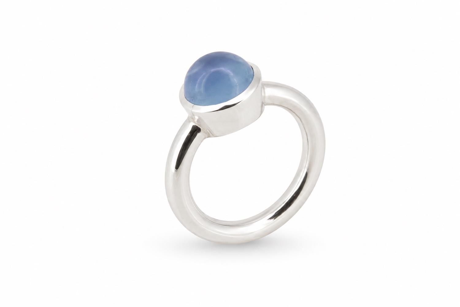 Ring Aquamarin 925 Silber poliert - GalerieVoigt Atelier - 426dare04-1