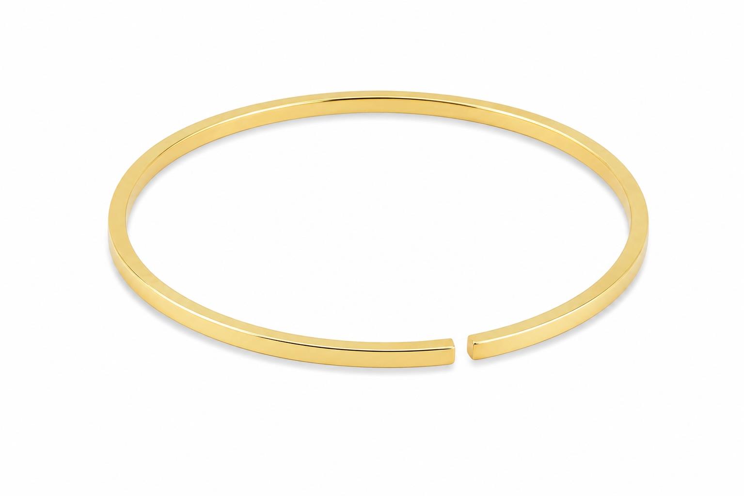 Armspange quadratisch 18K Gelbgold - GalerieVoigt - 5093-2.5