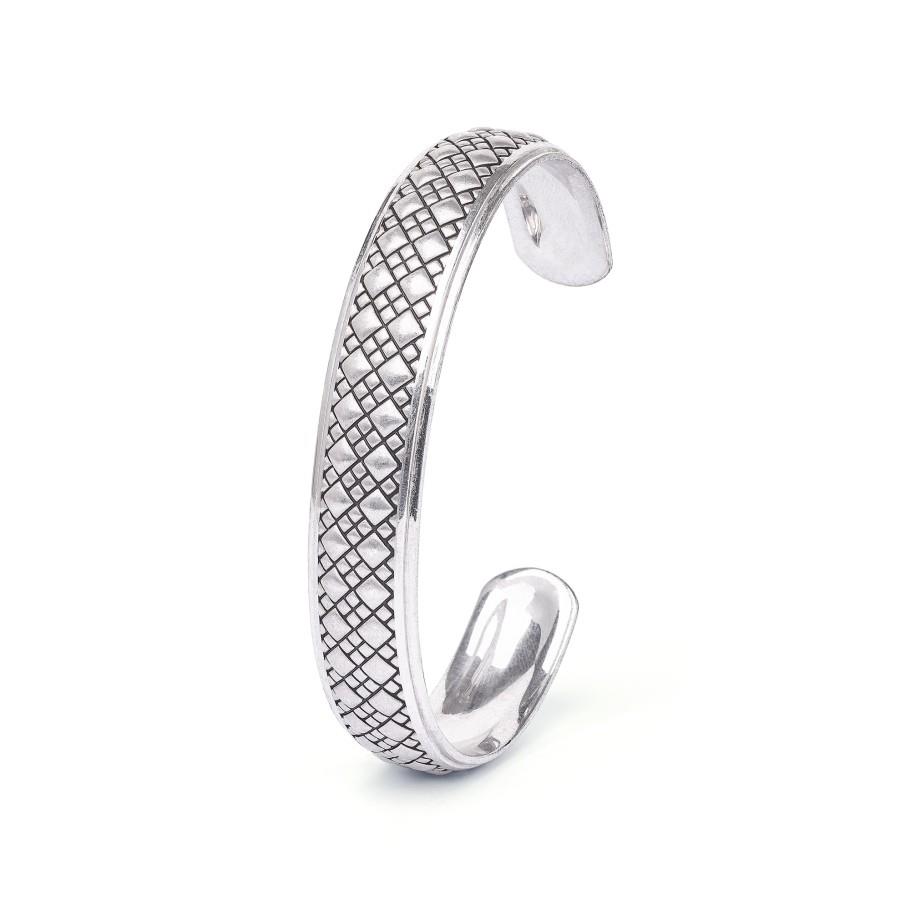 Herren Armreif Lobos 925 Silber rhodiniert - Bernd Wolf - 6300033022