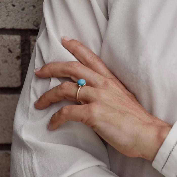 Ring Dolce Türkis - Noen - 92135tue