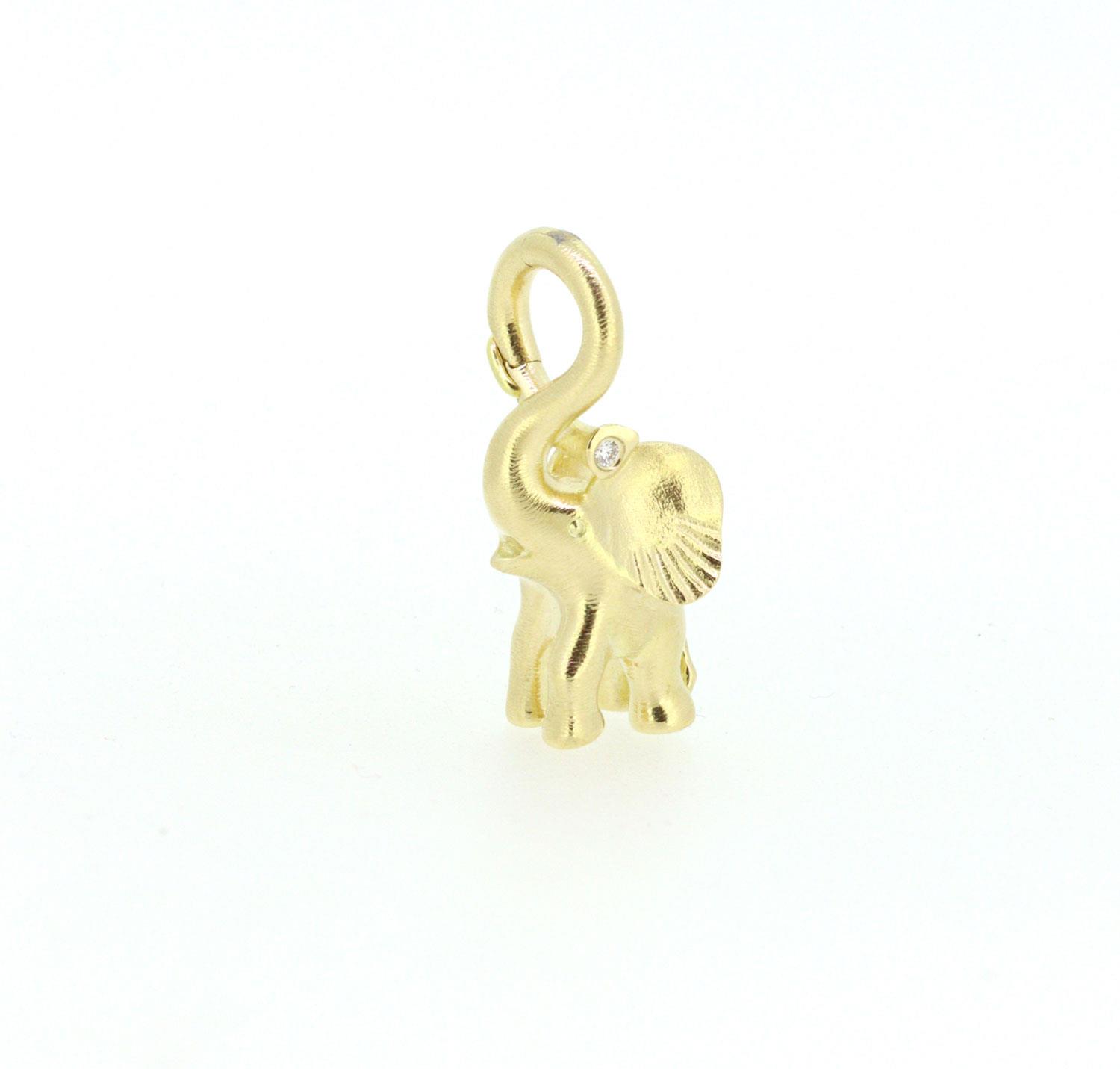 Charm Zirkus Elefant 18K Gelbgold -  - A1383-401