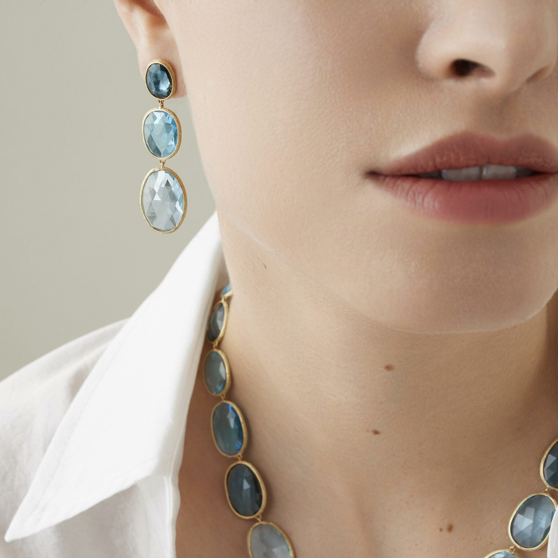 Ohrschmuck 18K Gelbgold Topas Mix - Marco Bicego - OB1869_TP01_Y_02