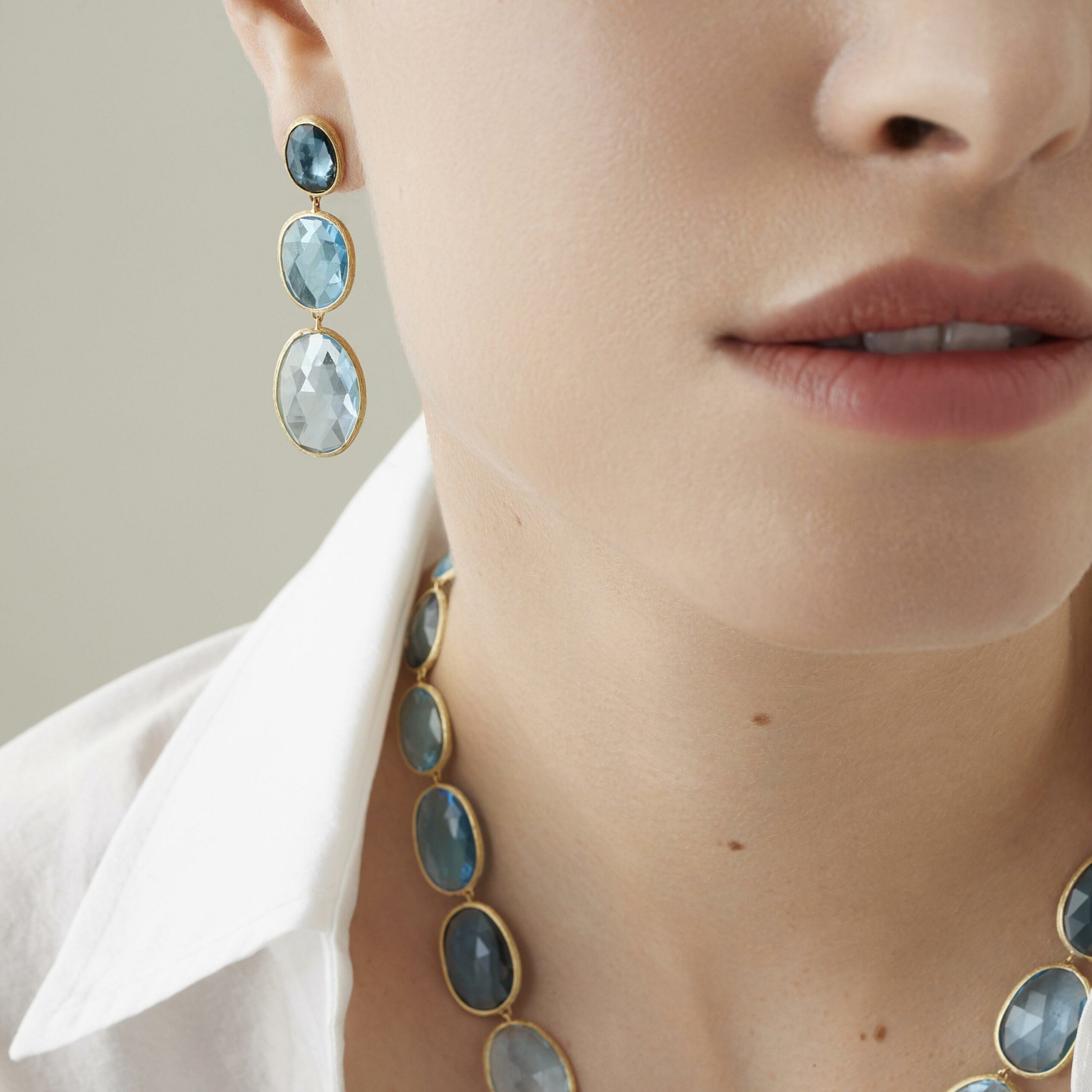 Ohrschmuck 18K Gelbgold Topas Mix - Marco Bicego - OB1869_TP01_Y_02