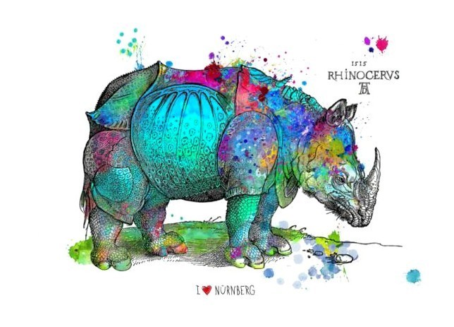 Happy Rhino türkis - Osten, Birgit - k-bo50