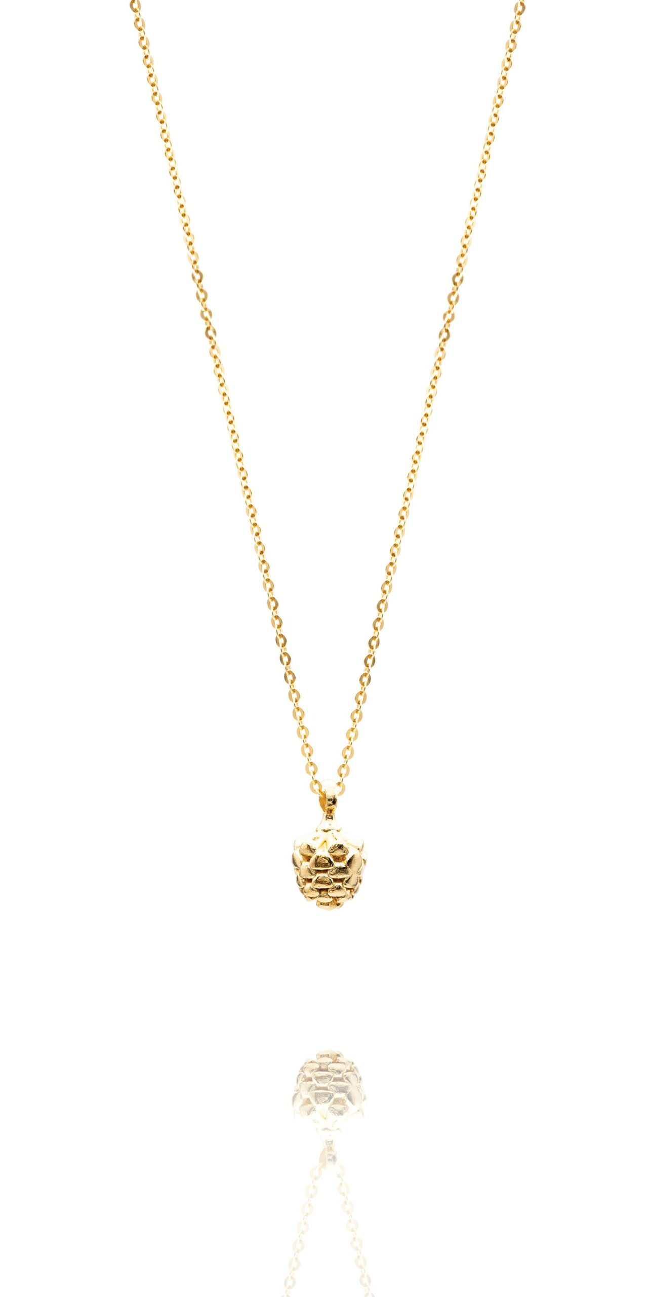 Kette Black Forest 925 Silber goldplattiert - Noen - 94214